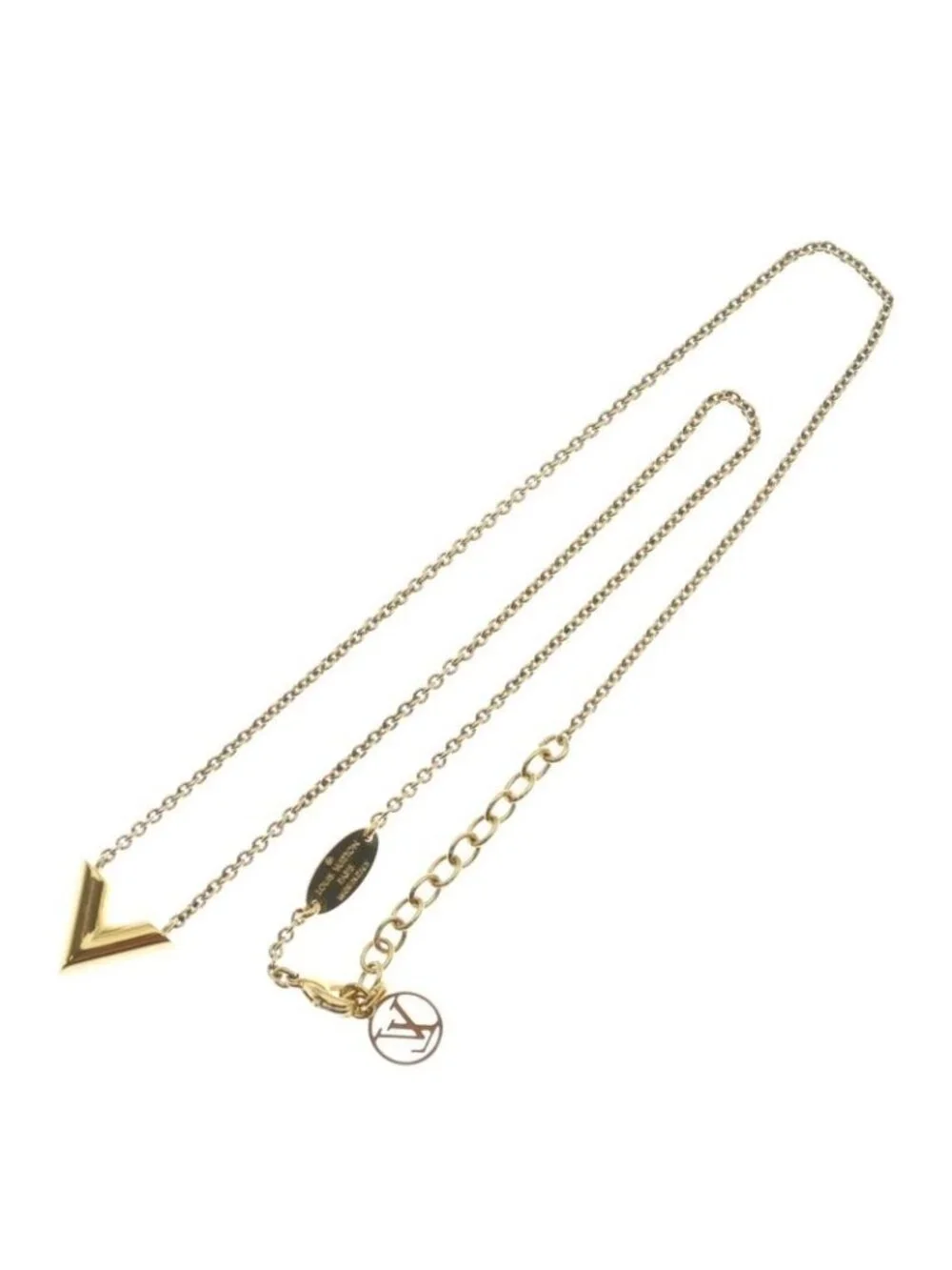 Louis Vuitton Essential Necklace Pendant Chain Gold - Picture 2 of 6